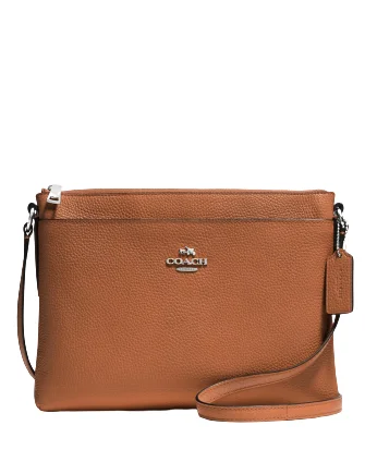 Coach Dempsey bags with a leather - wrapped drawstring for a luxurious feelCoach Journal Crossbody in Pebble Leather