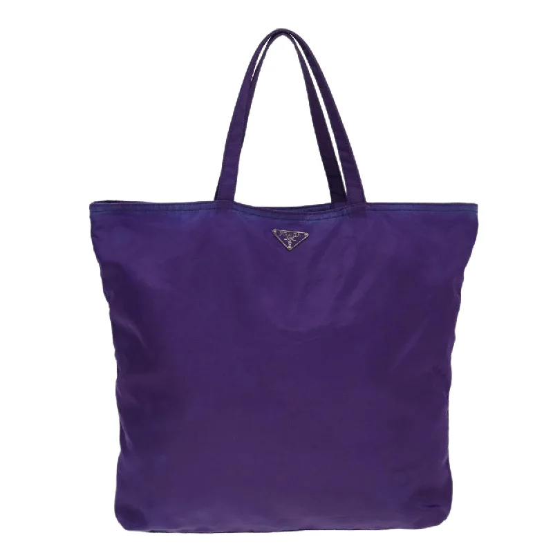 Prada Cleo bags with a detachable coin purse for added functionalityPRADA Tote Bag Nylon Purple  85052