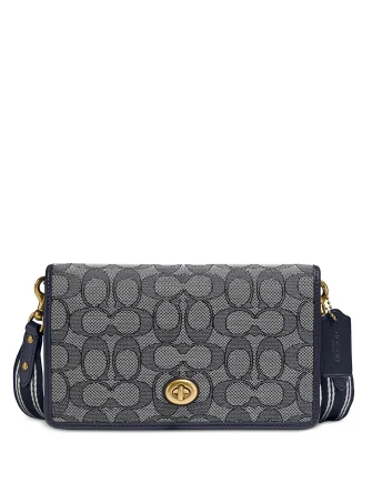 Coach Dempsey bags with a leather - wrapped drawstring for a luxurious feelCoach Hayden Signature Jacquard Crossbody