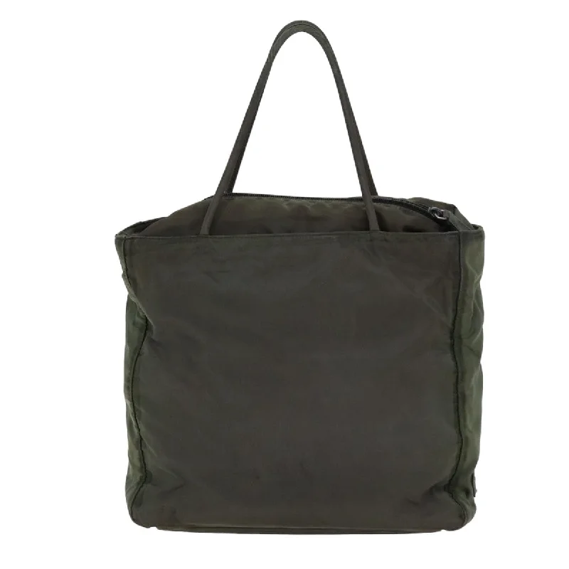 Prada nylon backpacks with a sleek, minimalist appearancePRADA Tote Bag Nylon Khaki  78819