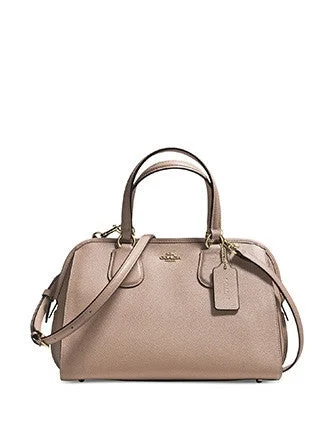 Coach bags with a back - zip pocket for storing valuables securelyCoach Nolita Satchel In Crossgrain Leather