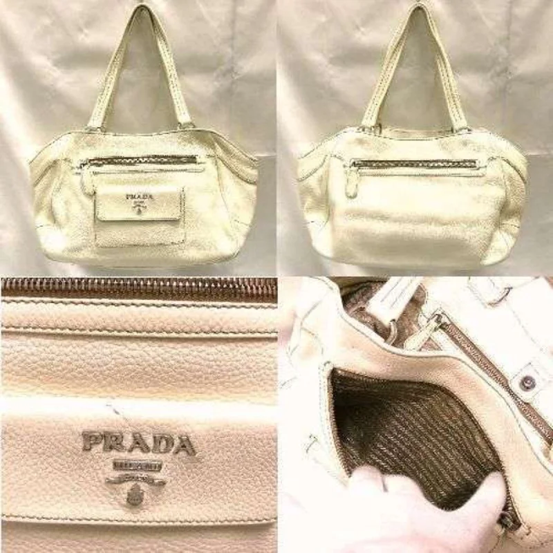 Prada bags with a front - zip pocket for small items like cards and keysPRADA Shoulder Bag