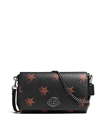 Coach crossbody bags with a keychain holder for practicalityCoach Star C Mini Ruby Crossbody