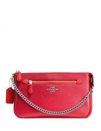 Coach bags with a front - zip pocket for small items like keys and cardsCoach Nolita Wristlet 24 in Colorblock Leather