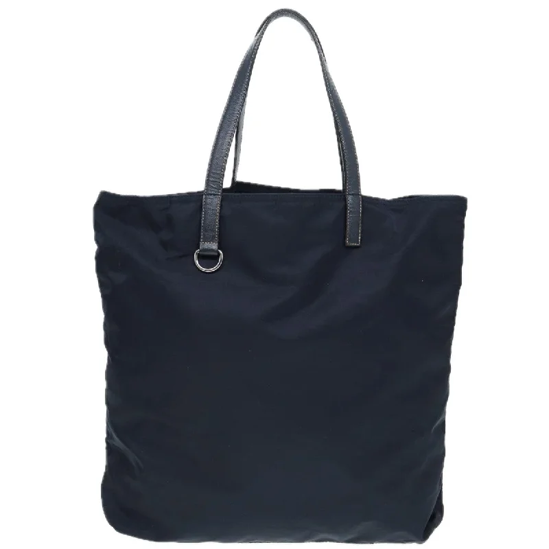 Prada Re - Edizione 2005 bags with a retro - inspired designPRADA Tote Bag Nylon Navy  83487