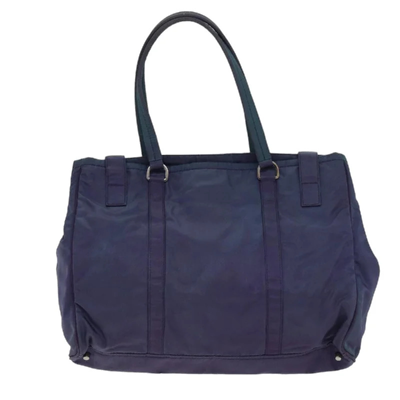 Ladies Prada Re - Edizione 2005 bags with a star - shaped charm for a playful touchPRADA Tote Bag Nylon Purple  75586