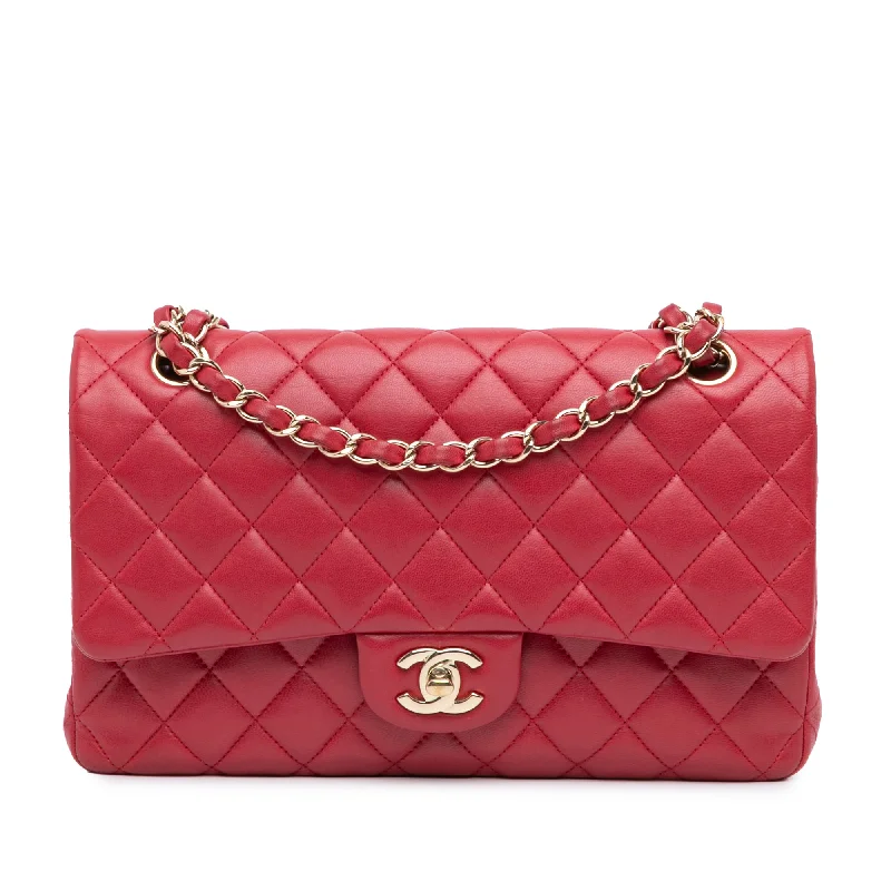 Chanel bags that pair perfectly with any outfitPink Chanel Medium Classic Lambskin Double Flap Shoulder Bag