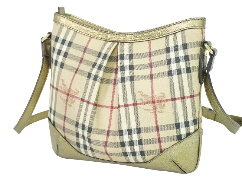 Waterproof Burberry Bags for Outdoor AdventuresBURBERRY Nova Check Shoulder Bag