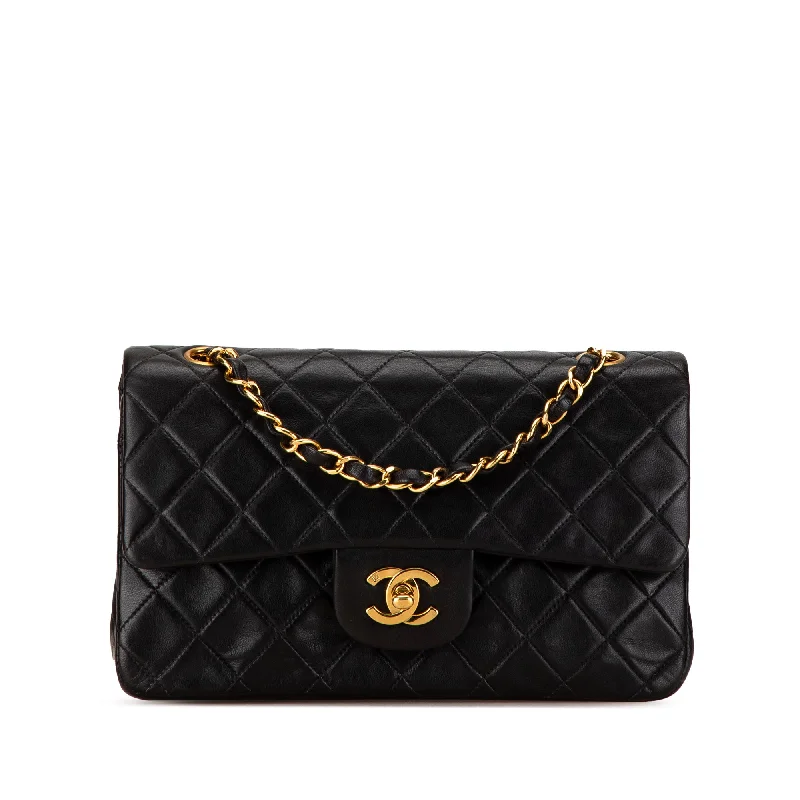 Chanel bags for those who value investment piecesBlack Chanel Small Classic Lambskin Double Flap Shoulder Bag