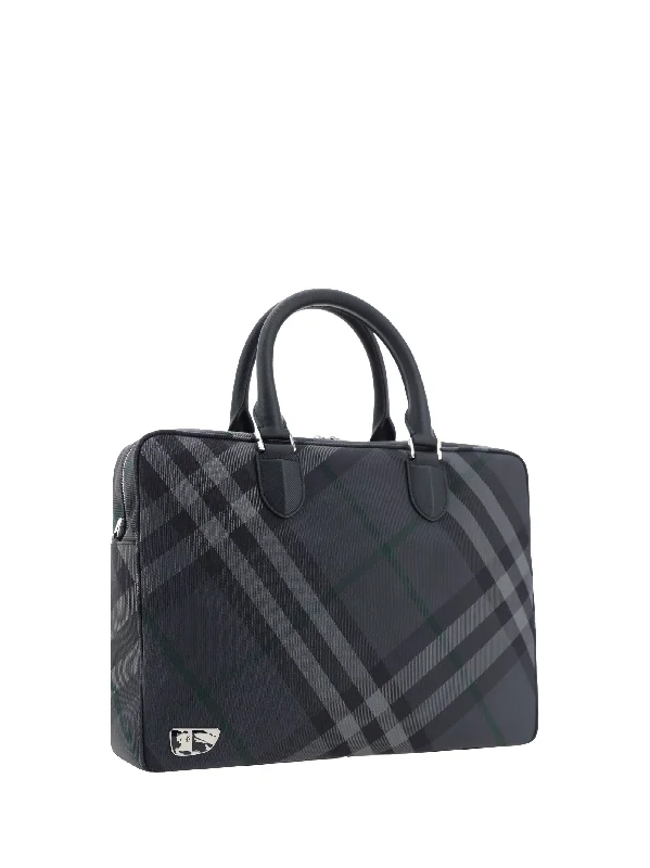 Trendy Burberry Hobo Bags for Casual WearBurberry Men Document Bag