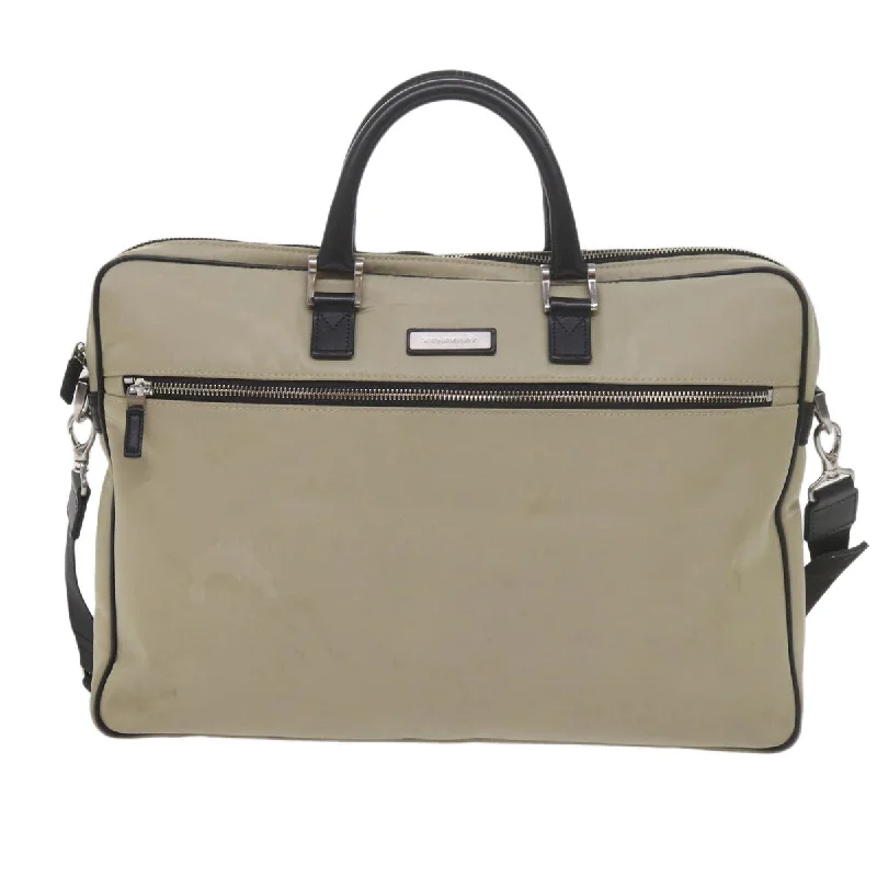 Easy - to - Clean Burberry Bags for Busy LifestylesBURBERRY Hand Bag Nylon 2way Beige  ti1373