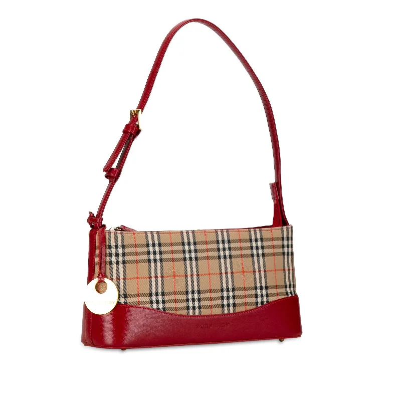 Child - Sized Burberry Bags for Little FashionistasBURBERRY Haymarket Check Canvas Shoulder Bag