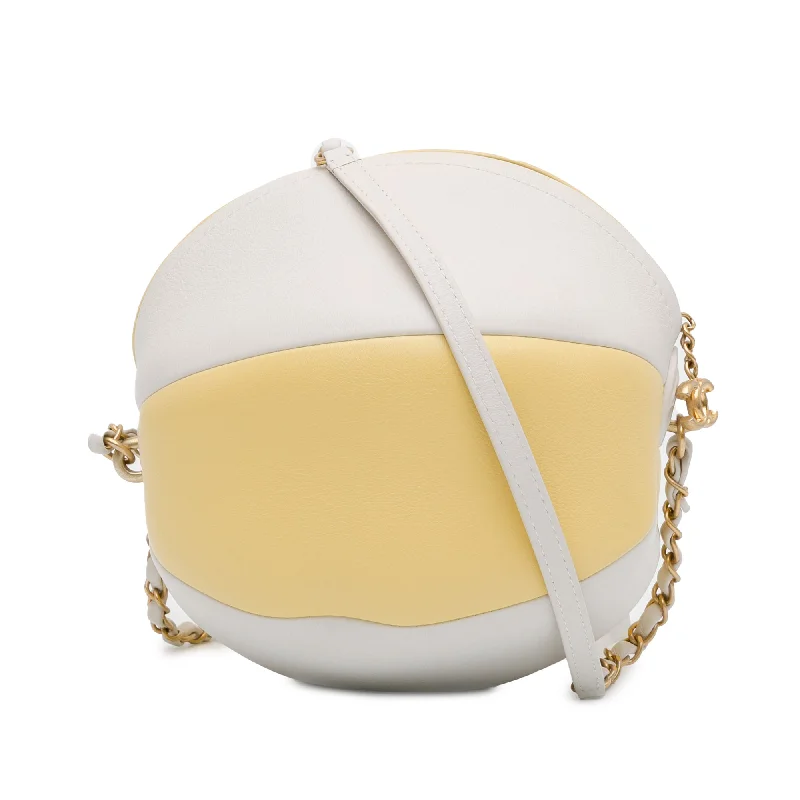 Chanel bags that pair perfectly with any outfitYellow Chanel Calfskin Coco Beach Ball Bag