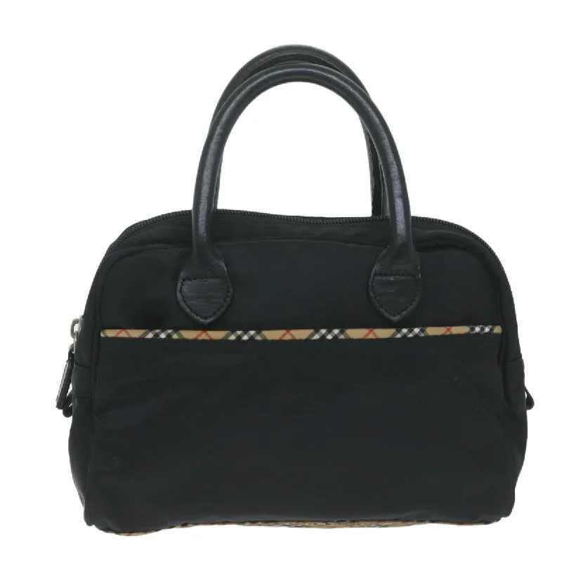 Minimalist Burberry Bags for a Sleek LookBURBERRY Hand Bag Nylon Black  ti1471