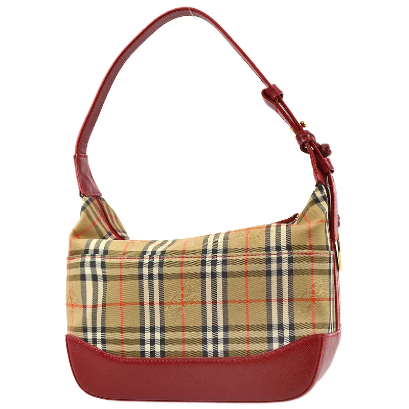 Affordable Replica - Looking Burberry BagsBURBERRY Red Beige House Check Handbag 172316