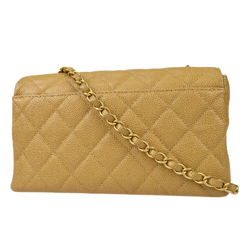 Chanel bags with exclusive seasonal releasesCHANEL Wood Detailed Strait Flap Small Beige Caviar 97686