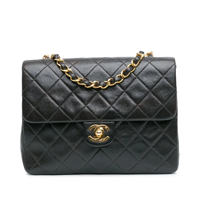 Chanel Classic Flap Bag for Evening PartyBlack Chanel Square Classic Quilted Lambskin Flap Crossbody Bag