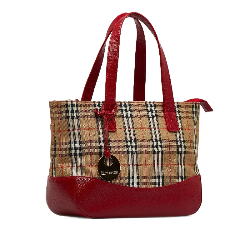 Water - Resistant Burberry Beach BagsBURBERRY Haymarket Check Handbag