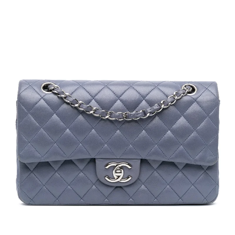 Chanel Limited Edition Handbag for CollectorsPurple Chanel Medium Classic Lambskin Double Flap Shoulder Bag