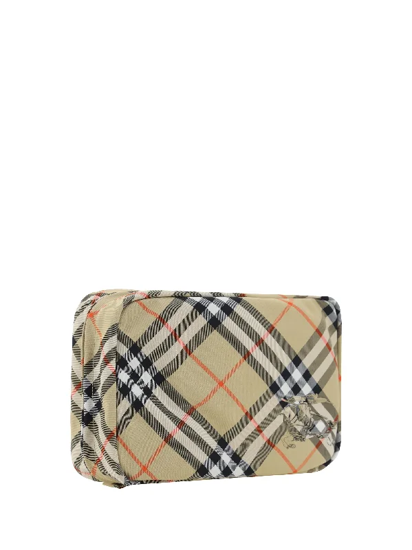 High - Quality Burberry Leather Shoulder BagsBurberry Men Clutch Bag