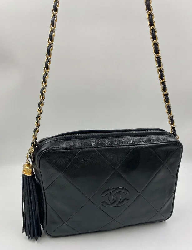 Chanel bags with intricate metal hardwareVintage Chanel Camera Bag