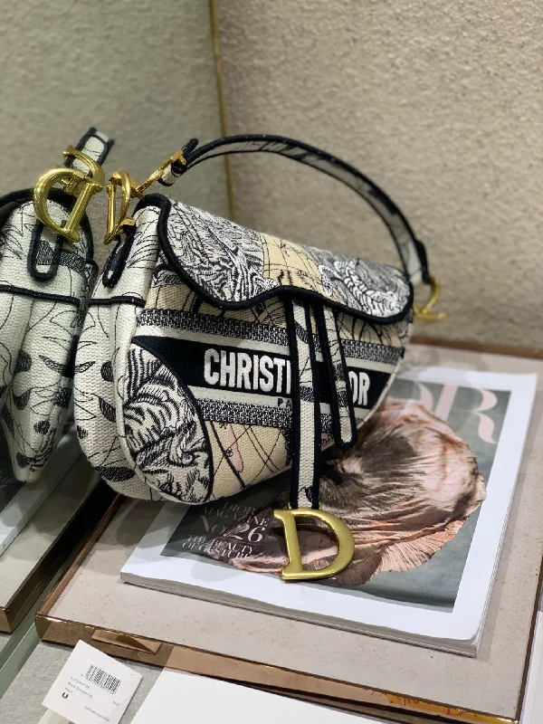 Christian Dior bags with a detachable coin purse insideChristian Dior Bags  857