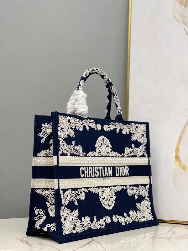 Christian Dior tote bags with a printed Dior logo on the frontChristian Dior - Luxury Bags  421