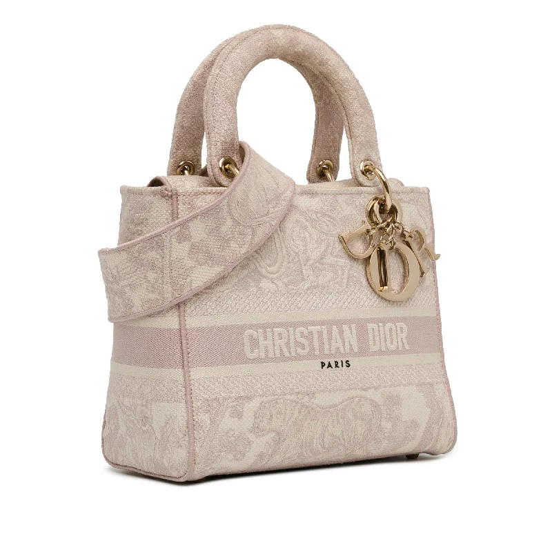 Contemporary Christian Dior handbags with a unique shapeDior Medium Toile de Jouy Lady D-Lite (UokZue)