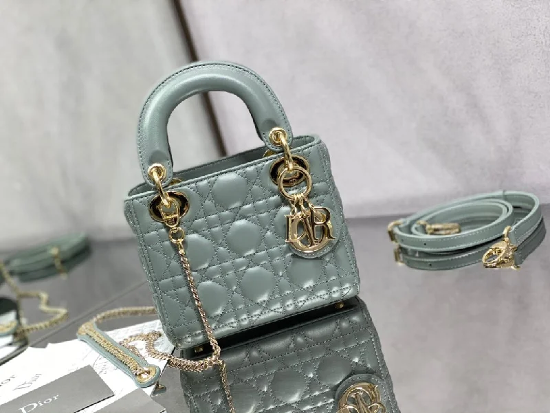 Christian Dior bags with a quilted pattern and gold - toned hardwareWF - Dior Bag - 598